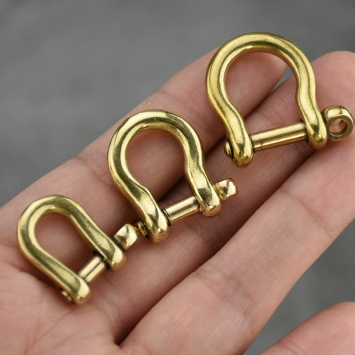 Креативный медный брелок, подвеска ручной работы, латунная ручка с аксессуарами, «сделай сам»