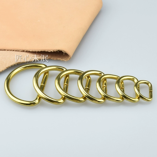 Медный рюкзак, аксессуар для сумки ручной работы, ручка, латунная ткань, подтяжки, пряжка