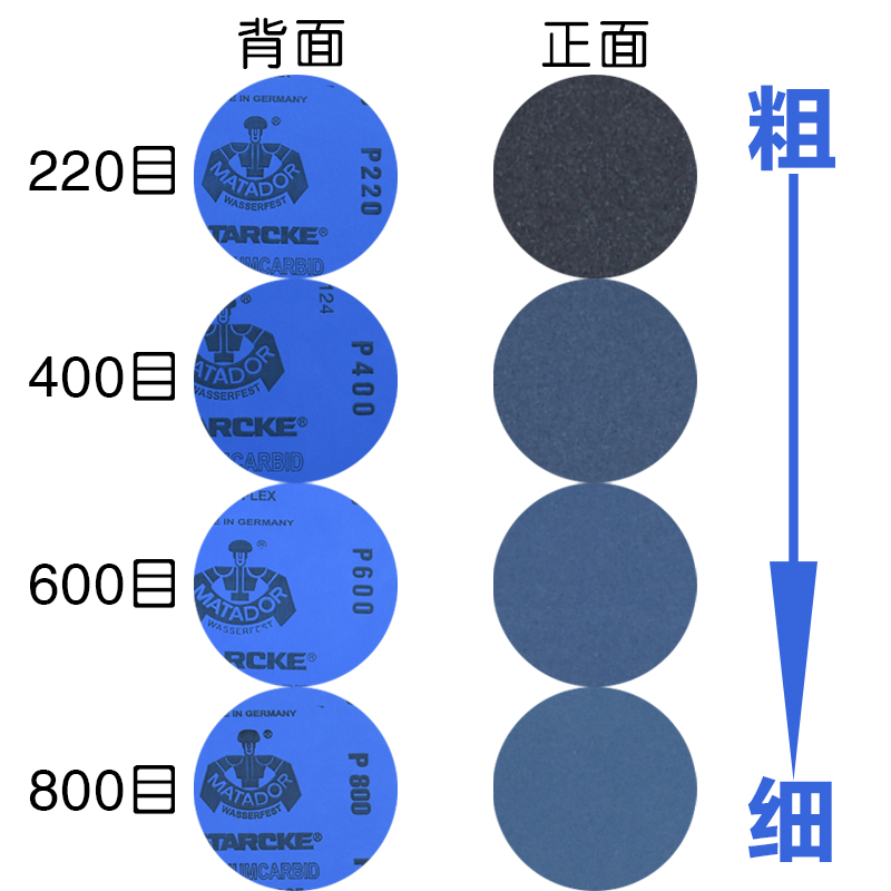 勇士砂纸 优质德国勇士水磨干磨湿磨220目 400目 600目 800目