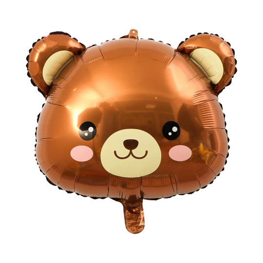 Cartoon animal head aluminum film balloon flying baby toy