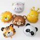 Cartoon animal head aluminum film balloon flying baby toy