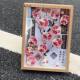 Flowers, money, flower photo frame, table setting, handmade diy material package, homemade practical birthday gift for girlfriend on Chinese Valentine's Day