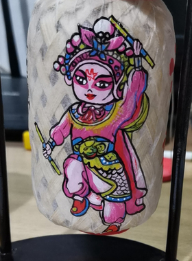 非遗竹编油纸手绘订制灯笼英歌舞