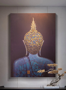 泰式佛像装饰壁挂画泰式餐厅装饰