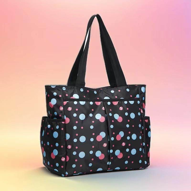 时尚潮流手提单肩包多口袋大号袋子短途旅行背包妈咪包休闲托特包,淘宝优惠券,粉丝福利购,淘宝优惠卷