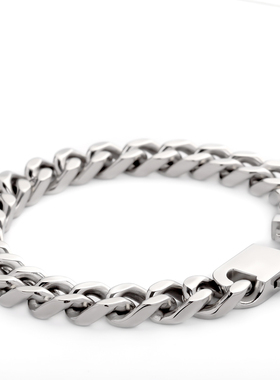 钛钢古巴Chain钛钢手链粗男