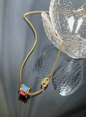 H字母小蛮腰轻奢小众设计感项链