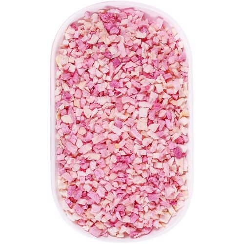 冻干水蜜桃丁碎粒桃子干桃肉黄桃白桃脆丁烘焙蛋糕装饰原料水果干 - 图3