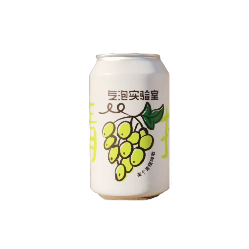 惠同学 气泡实验室 来个青提 轻啤酒 330ml*6 国产精酿啤酒