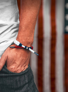 rastaclat美国小狮子星条旗手链