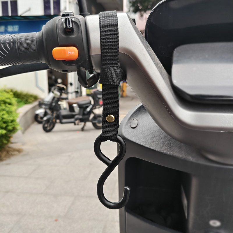 New extended straight handle electric vehicle hook front universal thick alloy hook motorcycle takeaway special