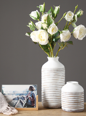 雅智树脂极简风客厅装饰摆件