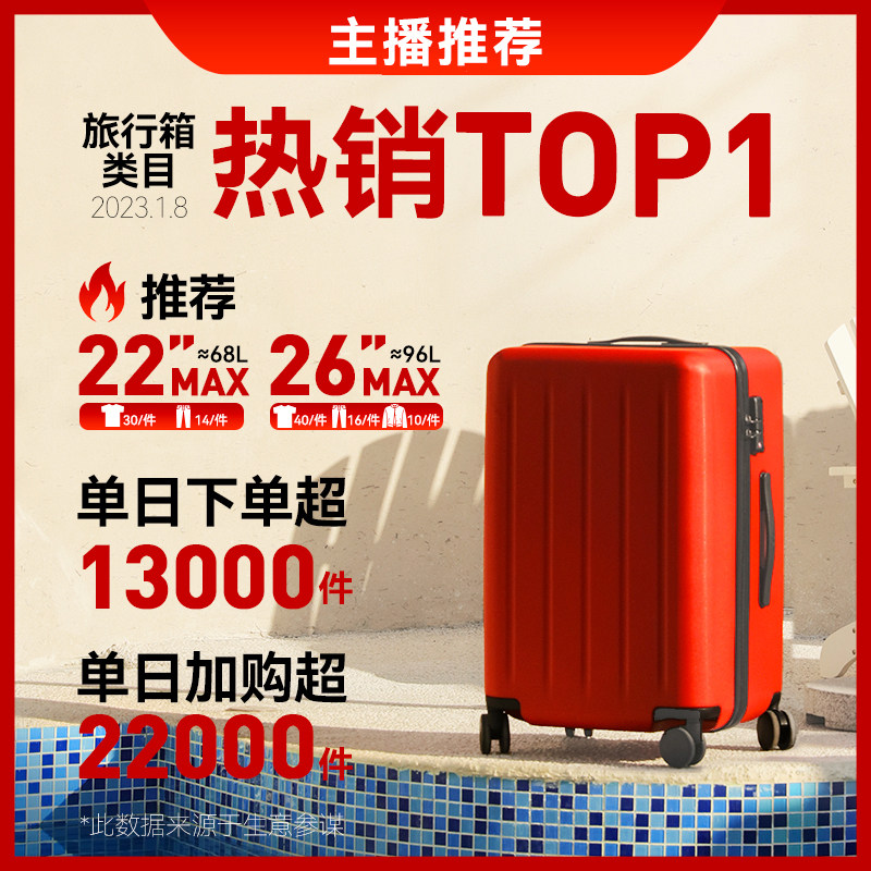 90分女大容量子登机箱男20寸密码箱 90分旅行箱