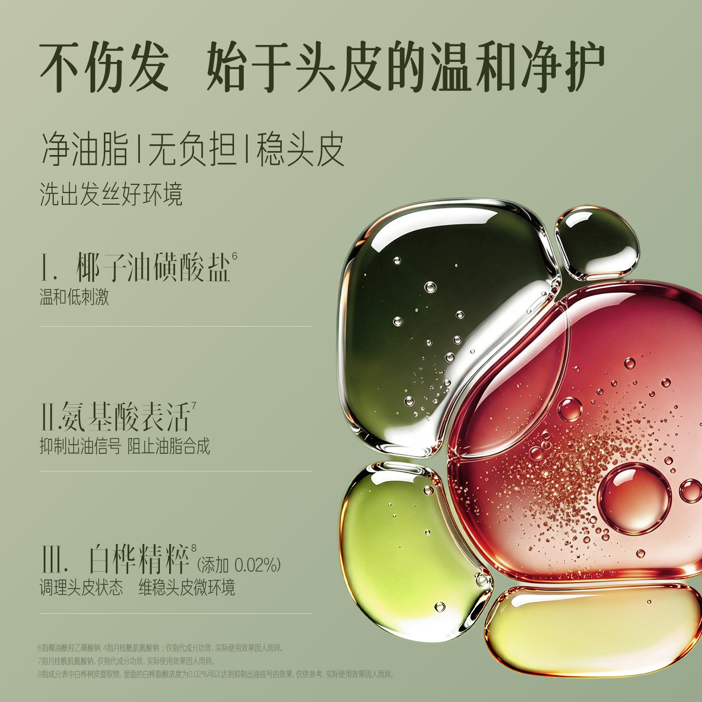 【李宇春同款】三生花空气瓶3.0控油蓬松洗发水柔顺无硅油去屑