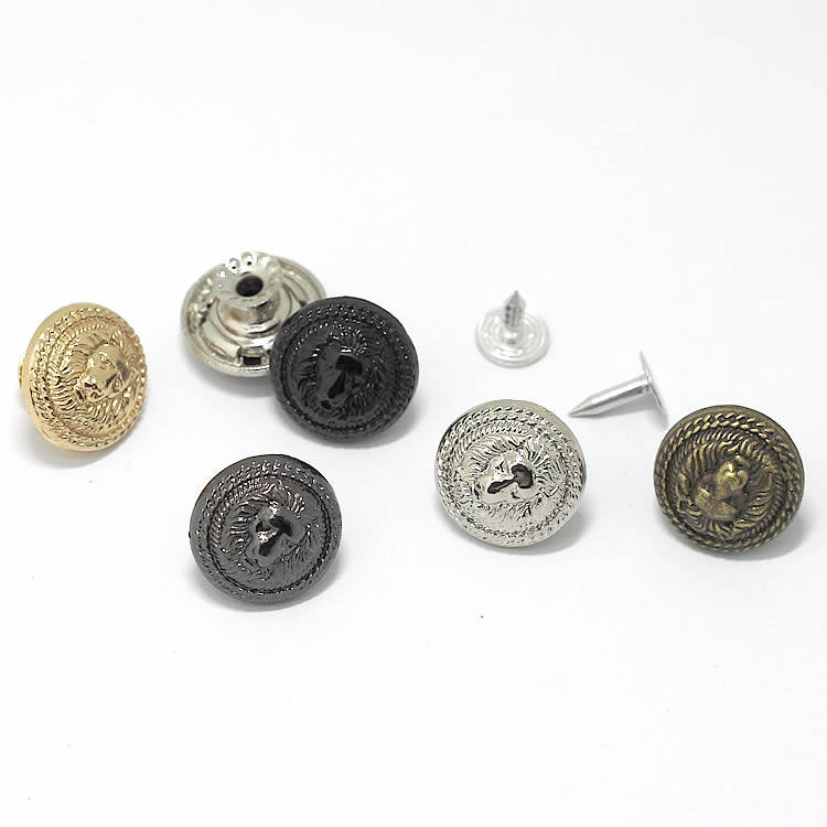 狮子头黑色 玫瑰金 合金摇头扣 DIY扣女背带裤男牛仔裤扣纽扣扣子,淘宝优惠券,粉丝福利购,淘宝优惠卷