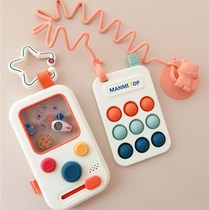 Baby mobile phone Press by Lok Press Bubble Decompression Toy Exercise Small Hand Space Water Machine Toddler Toddler Toy