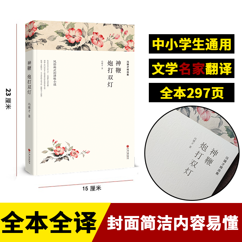 【正版发货】冯骥才精选集—神鞭炮打双灯经典散文随笔作品青少年初中小学生课外读物中国文联出版社-图0