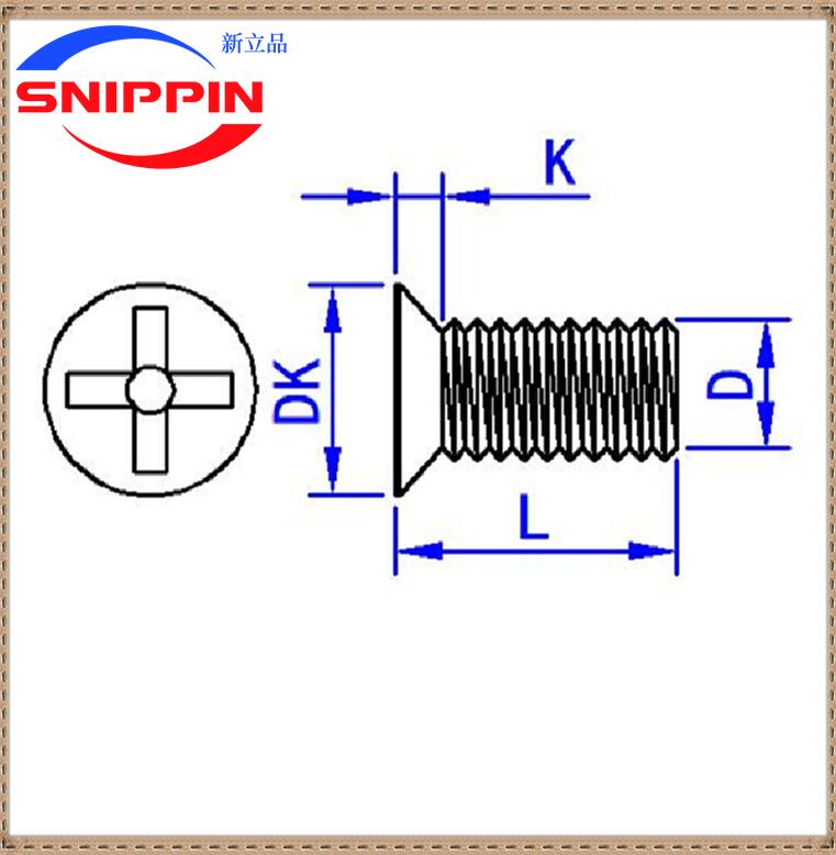 304不锈钢十字小沉头螺丝M1.4M1.6M1.7M2M3M4M5M6薄沉头小头平头 - 图0