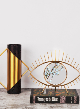 凡悦创意摆件台式镜子桌面工艺品