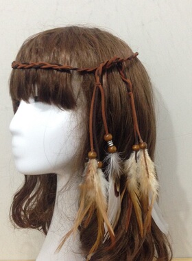 印第安节日演出发带装扮度假饰品