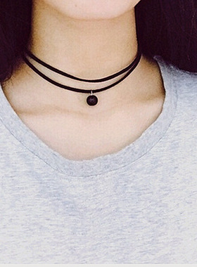 欧美饰品脖子项链短款女原宿复古