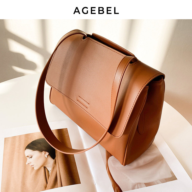 小众真皮2021女包 艾吉贝女士包袋