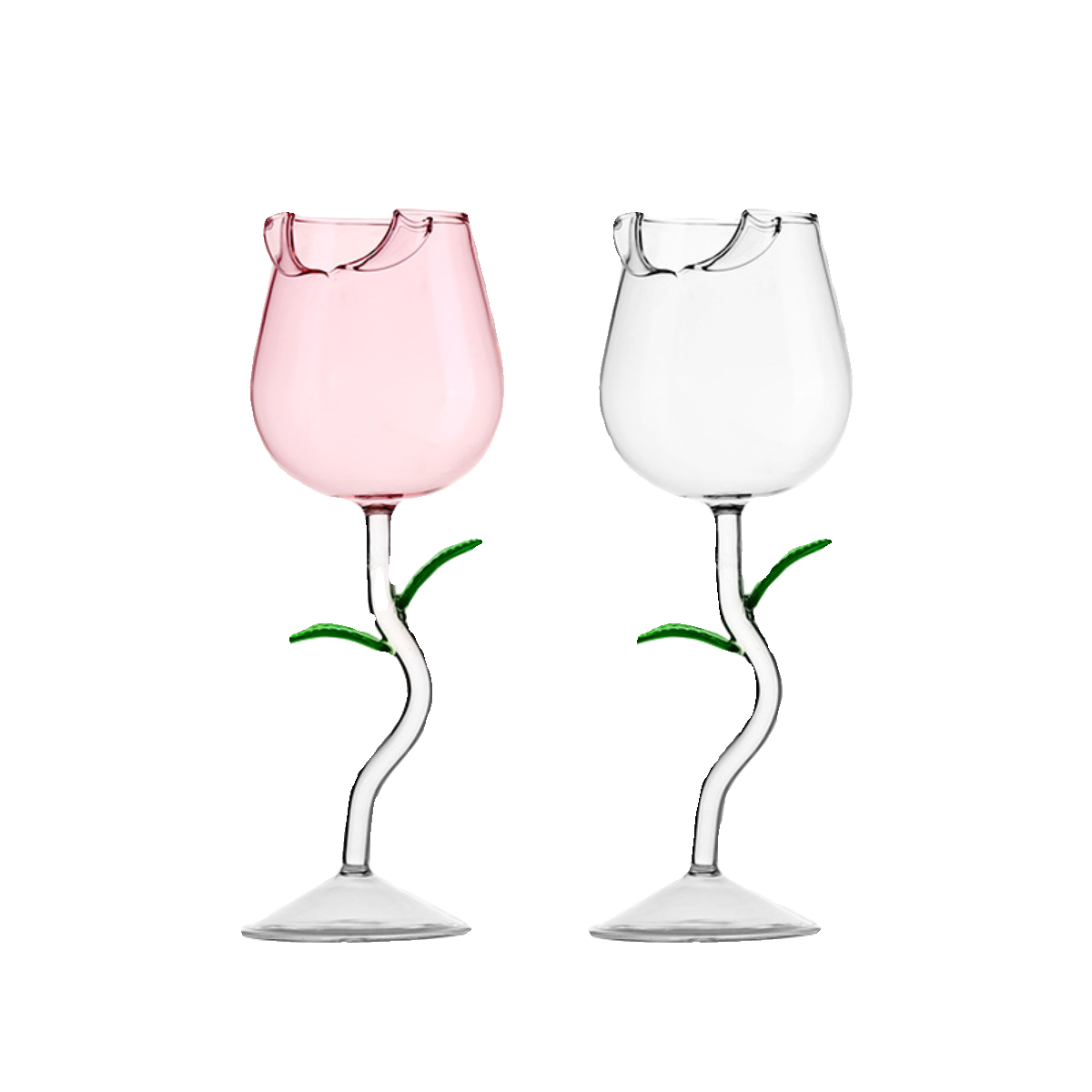 网红ins风创意玫瑰花红酒杯高档轻奢玻璃葡萄酒杯高脚杯套装,淘宝优惠券,粉丝福利购,淘宝优惠卷