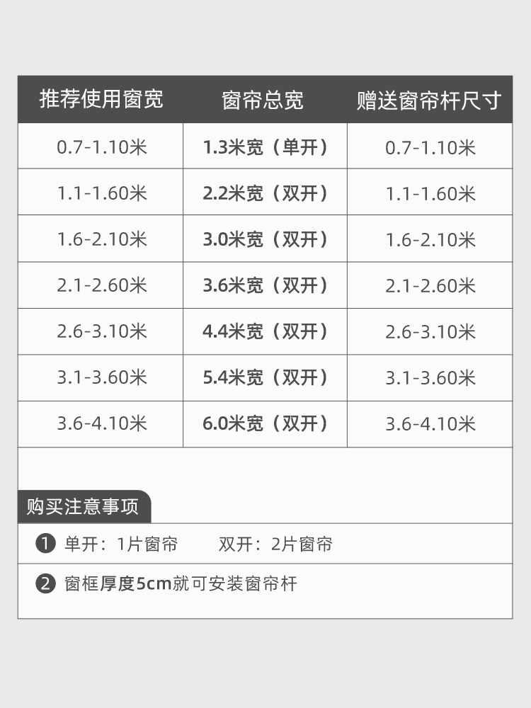 卧室窗帘免打孔安装窗帘杆一整套飘窗全遮光2024年新款伸缩杆简易-图2