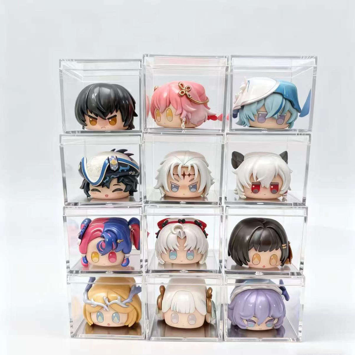 收纳迷你团子叠叠乐高清手办展示盒透明森罗万象鸣潮萌粒收纳盒,淘宝优惠券,粉丝福利购,淘宝优惠卷