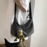 Японская сумка через плечо, брендовый рюкзак, ретро джинсовая сумка на одно плечо, в корейском стиле