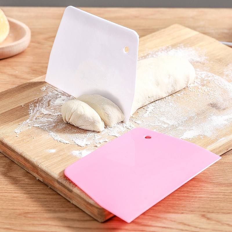 食品级硅胶切面刀蛋糕切刀烘焙刮板刮刀塑料肠粉小刮面板奶油工具 - 图0
