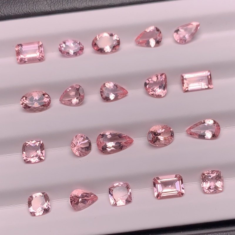 天然樱花粉摩根石裸石戒面18K金定制宝石水滴耳钉耳环戒指01,淘宝优惠券,粉丝福利购,淘宝优惠卷