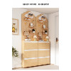 Ultra-thin shoe cabinet perforated board set
