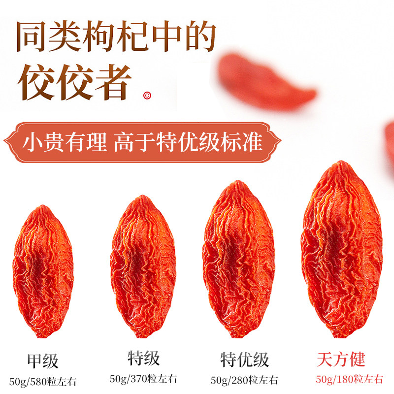 天方健青海枸杞180g特级枸杞子茶 天方健枸杞