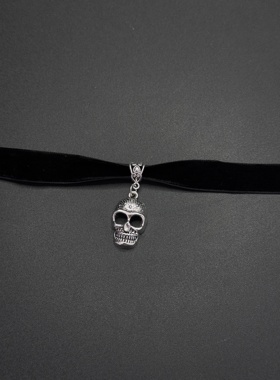 欧美风时尚骷髅百搭项链高级感轻奢小众锁骨链项链P121951