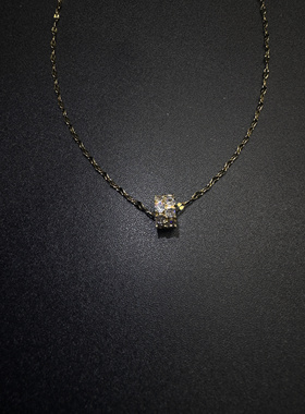 New Vintage古著square diamond项链