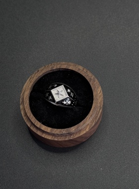 Vintage古著戒指小众设计高级感食指戒装饰关节戒轻奢食指H120553