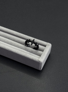 「小恶魔」亚文化暗黑四芒星戒指高级感个性潮流复古R30103