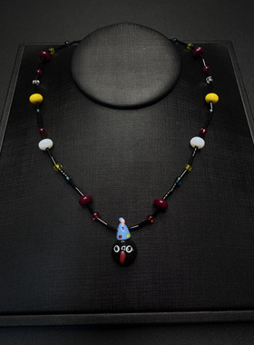 New Vintage古著设计感Pingu小企鹅项链