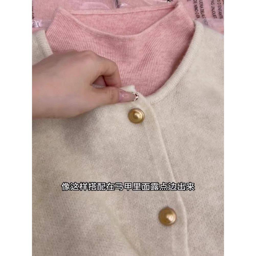 粉色半高领毛衣女秋冬内搭2025新款中领打底衫修身高级感针织上衣,淘宝优惠券,粉丝福利购,淘宝优惠卷