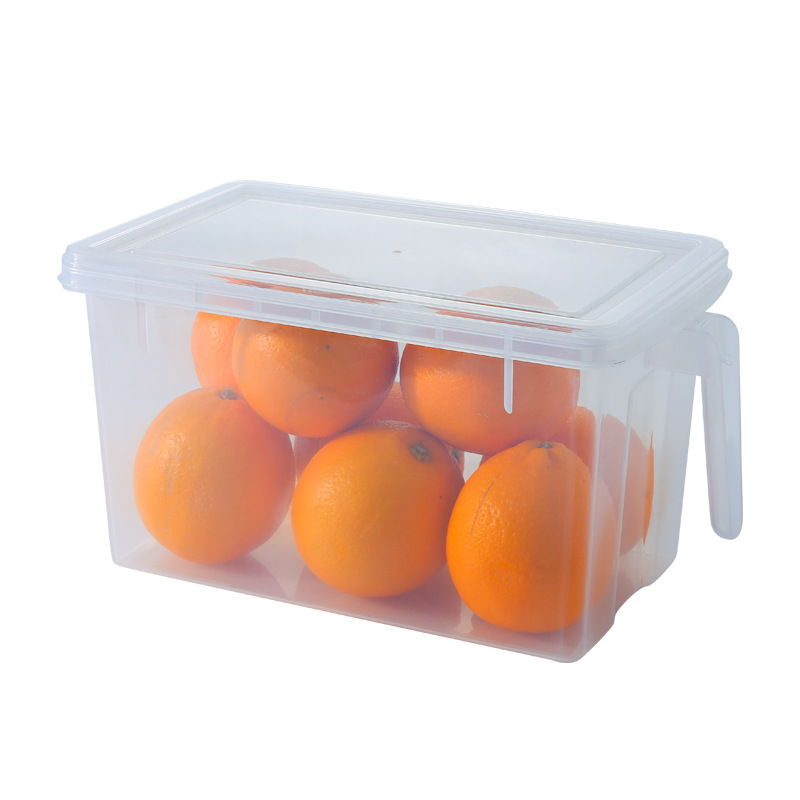 冰箱收纳盒食品级冷冻盒蔬菜保鲜盒厨房储物盒金策 - 图3