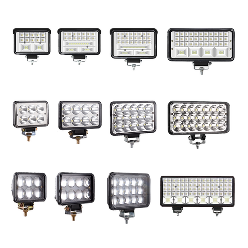 电动车摩托车led前大灯超亮防水三轮车灯12V48V强光改装汽车射灯 - 图2