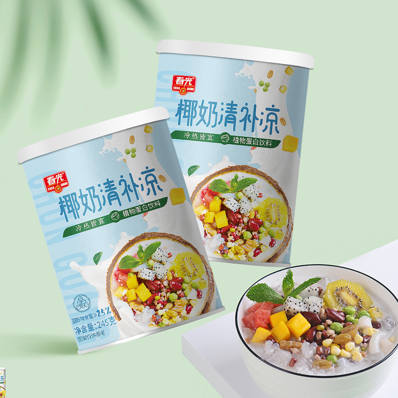 春光食品海南特产椰奶清补凉椰汁植物蛋白饮料甜品 - 图2