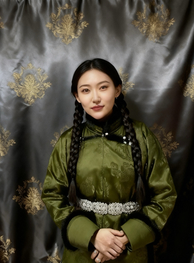 蒙古袍腰带民族风腰封99cm腰链蒙古仿银腰带装饰女腰封蒙族腰带