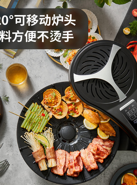 德国宝无烟电烤炉家用自动旋转