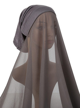 Pearl Chiffon Women's Set Convenient Scarf 珍珠雪纺女士围巾