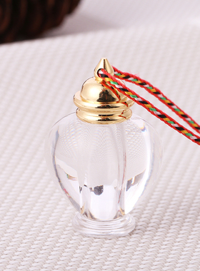 结缘塑料透明舍利塔宝瓶护身符