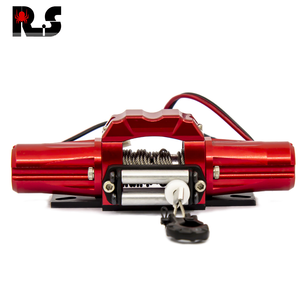 RS红蜘蛛出品攀爬车仿真金属双电机绞盘D90 Axial SCX10TRX-4 RS1 - 图0