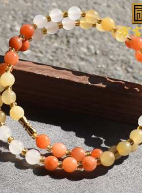 克拉玛依乌尔禾金丝玉多宝手链