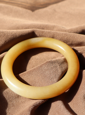 新疆且末金山糖黄糖55mm胖圆手镯